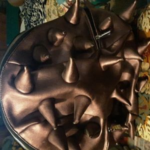 Madpax eggplant shiny backpack